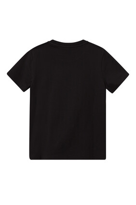 Multi Eagle Logo Print T-shirt in Cotton Jersey
